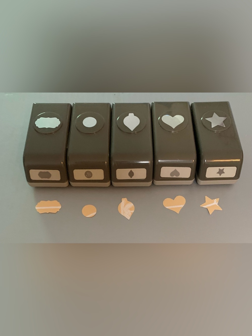Stamp’in Up Multi-Shape Mini Paper Punch Set - 5 Pack. New without tags